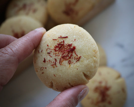 Saffron and Orange Shortbread